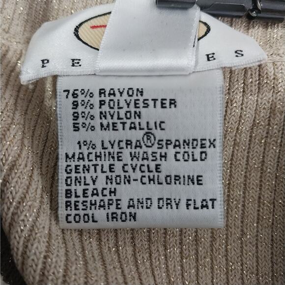 NWOT! TALBOTS! GOLDEN DELICIOUS RIBBED ROLL NECK 3/4 SLEEVE SWEATER! SZ S - Picture 10 of 11